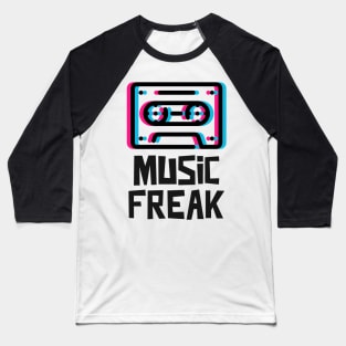 Music Freak Baseball T-Shirt